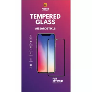 Защитное стекло Mocco для Samsung Galaxy A42 5G — полное покрытие, чёрное