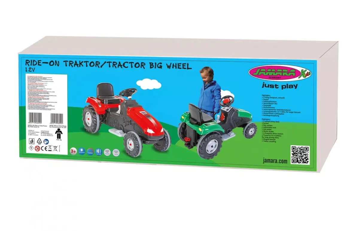 Akumulatora traktors Jamara Big Wheel 460785 Photo 6