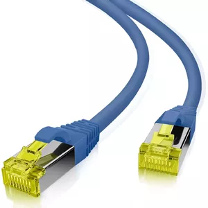 Патч‑кабель helos Cat 6a S/FTP TPE 1,0 м, синий