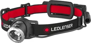 Налобный фонарь Ledlenser H8R — аккумулятор Li‑Ion 3400 мAh, 600 лм, дальность 150 м, IPX4, 158 г