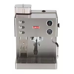 Combi coffee maker Lelit PL82T — manual, built-in grinder, 2.5 L water tank, 1200 W, stainless steel, LCD display