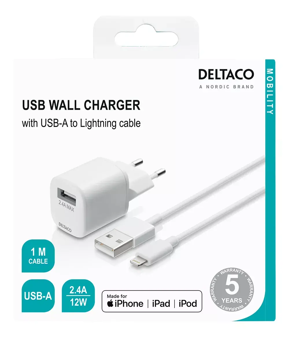 Lādētājs Deltaco USB-AC181 Photo 4