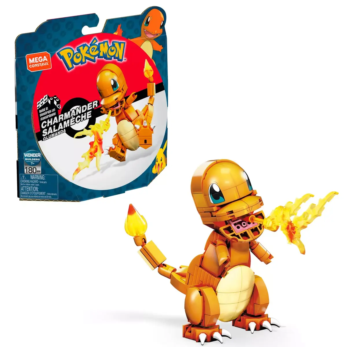 Building figure Mattel MEGA Pokémon Construx Charmander Photo 7