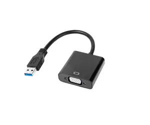 Адаптер Quer USB 3.0 на VGA, черный