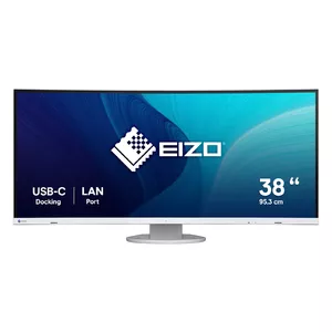 Монитор EIZO FlexScan EV3895 37,5" ультраширокий изогнутый IPS 3840×1600 USB‑C PD85W DP 2×HDMI 4×USB3 белый VESA