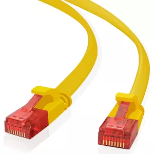 Patch cable helos Ultra Slim 10 m UTP Cat 6 flat — 10m length, UTP Category 6