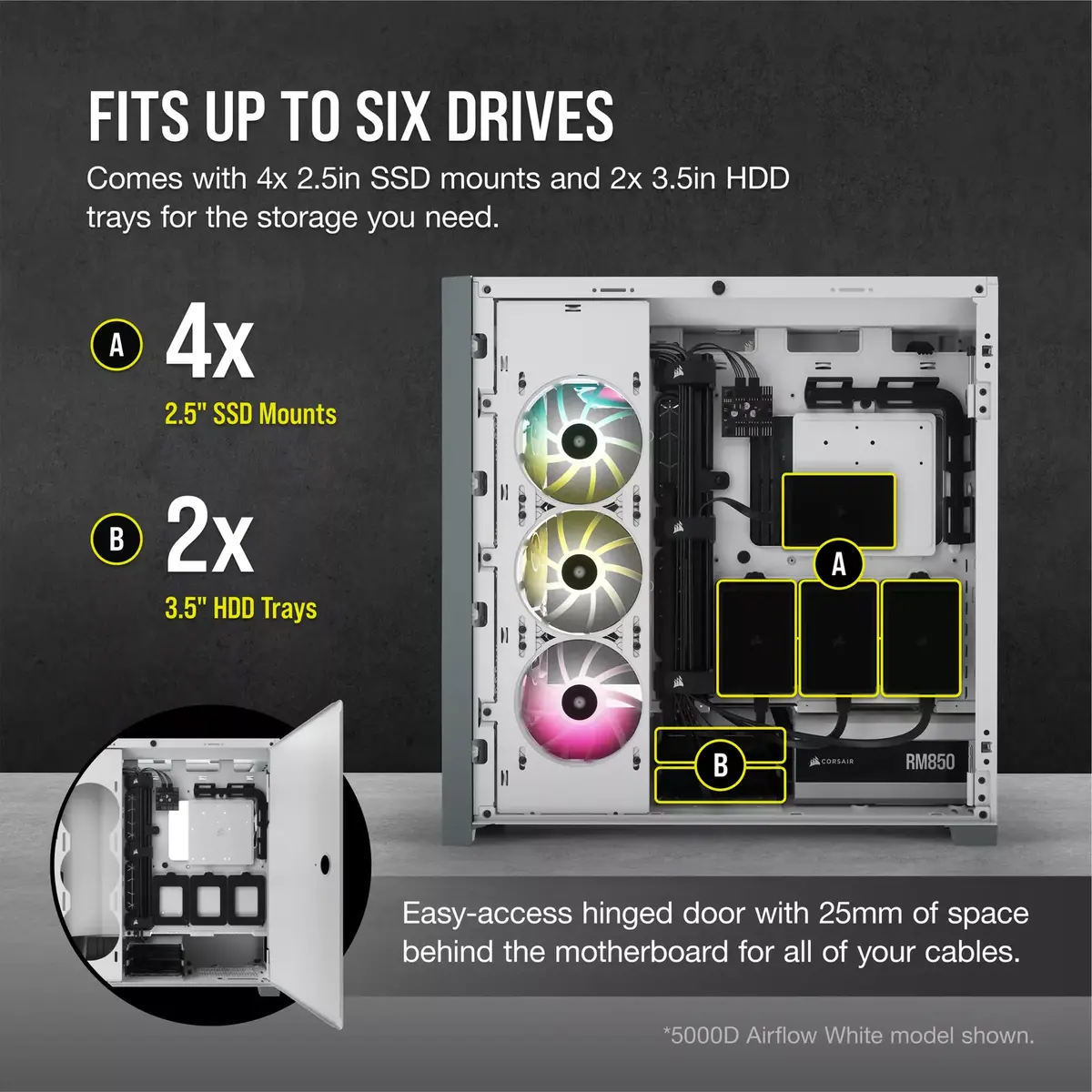 Компьютерный корпус Corsair 5000D AIRFLOW Photo 22