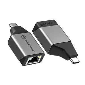 ALOGIC Ultra Mini USB-C to RJ45 Gigabit Ethernet Adapter Wired USB Type-C 1000 Mbit/s