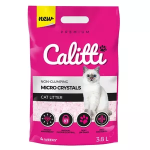 Calitti Micro Crystals Silicone Cat Litter 3.8 l