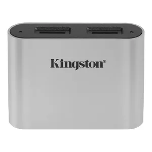 Kingston Technology Workflow microSD Reader Melns, Sudrabs