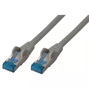 Сетевой кабель S/CONN Cat6a RJ-45 0.5м Серый