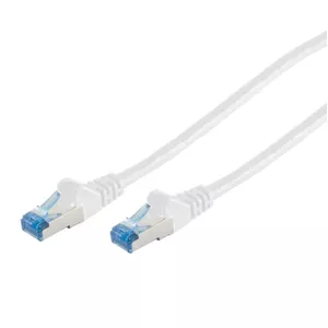 Сетевой кабель S/CONN 75711-W RJ-45 Cat6a 1 м Белый
