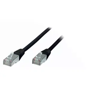 Networking cable S/CONN Cat5e F/UTP (FTP) RJ45-RJ45, male-male, 5 m, Black
