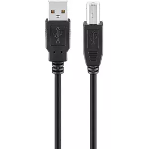 USB Cable Goobay 68902 USB 2.0 5m USB A USB B Black