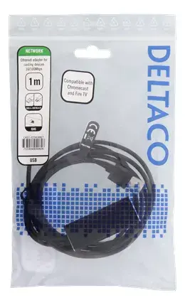 Ethernet-адаптер DELTACO ChromeCast CAST-ETHERNET Photo 2