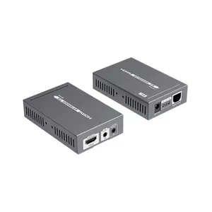 HDMI pastiprinātājs DELTACO 70m, PoE, HDBase T, melns / LKV375N / HDMI-273