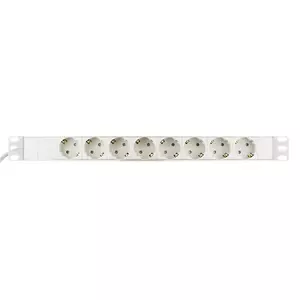 Power distribution branch socket DELTACO GT-8629W — 8×CEE 7/4 (Schuko) and 1×CEE 7/7