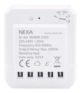 NEXA Relay MWMR-2300 (compatible with Nexa Bridge) — wireless relay module for timer control