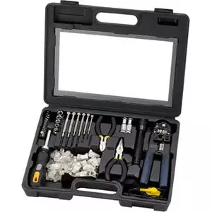 Tool kit DELTACO Sprotek STK-985, black, compact set for general repairs