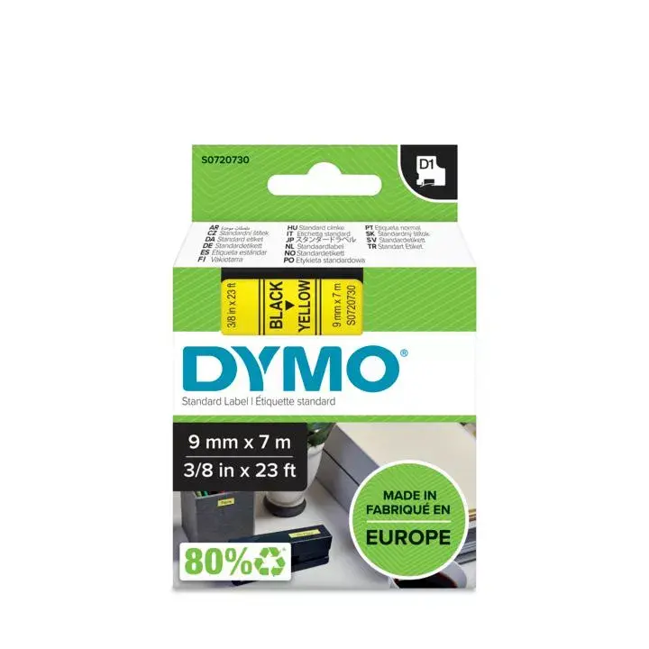 Label Tape DYMO D1 Standard 9mm Photo 2