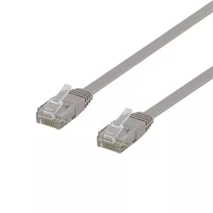 Networking cable Deltaco TP-67-FL RJ-45 Cat6 7 m Grey