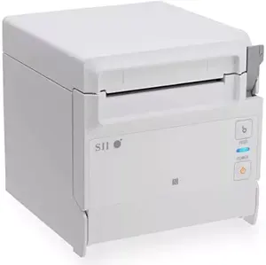 POS punktu matricu printeris SEIKO RP-F10-W27J1-2 203 x 203 DPI, vadsavienojums, atbalsta 58/80 mm papīru, drukas platums 7.2 cm, iebūvēti svītrkodi