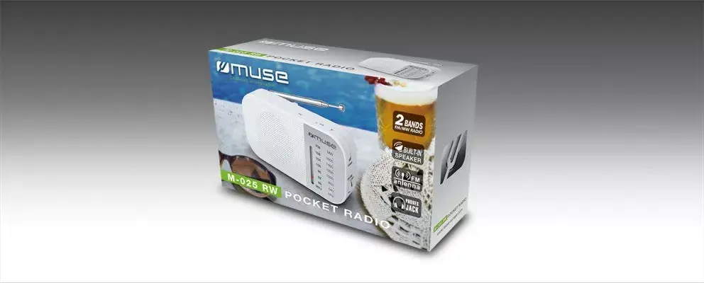 Muse M-025 RW portable analog radio Photo 3