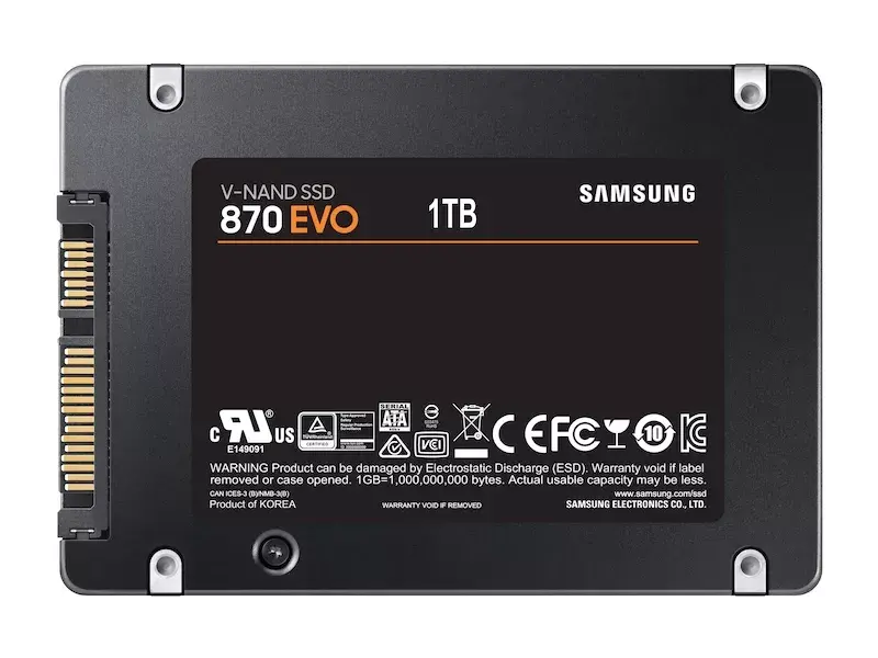 Твердотельный накопитель SSD Samsung 870 EVO 1000 ГБ 2,5" SATA III Photo 5