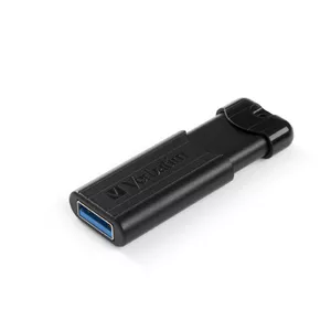 Verbatim PinStripe USB zibatmiņa 64 GB USB Type-A 3.2 Gen 1 (3.1 Gen 1) Melns