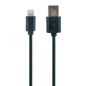 USB A to Micro-USB B/Lightning cable GEMBIRD CC-USB2-AMLM-1M — 1 m, black