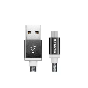 ADATA 1m, USB2.0-A/USB2.0 Micro-B USB кабель USB A Micro-USB B Черный