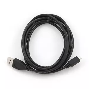 Кабель USB 2.0 Gembird CCP-MUSB2-AMBM-1M — Micro-USB B на USB A, 1 м, чёрный, позолоченные контакты