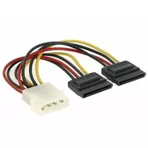Кабель питания PREMIUMCORD KFSA-3 — адаптер Molex на 2×SATA для внутренних HDD/SSD