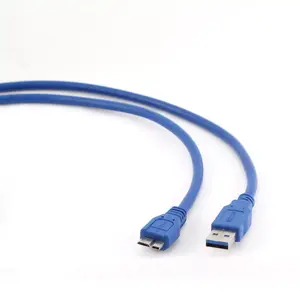 USB cable GEMBIRD CCP-MUSB3-AMBM-0.5M — USB A to Micro‑USB B, USB 3.2 Gen 1, 0.5 m, blue