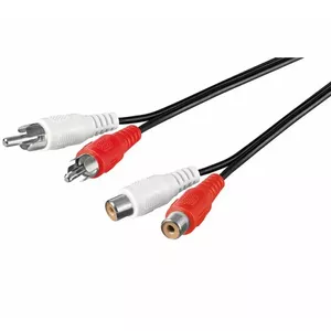 Audio cable PREMIUMCORD KJACKCMF2-2 2 m — 2x RCA (male) to 2x RCA (male)