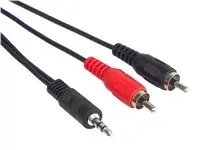 PREMIUMCORD KJACKCIN015 audio kabelis 3,5 mm→2×RCA Photo 1