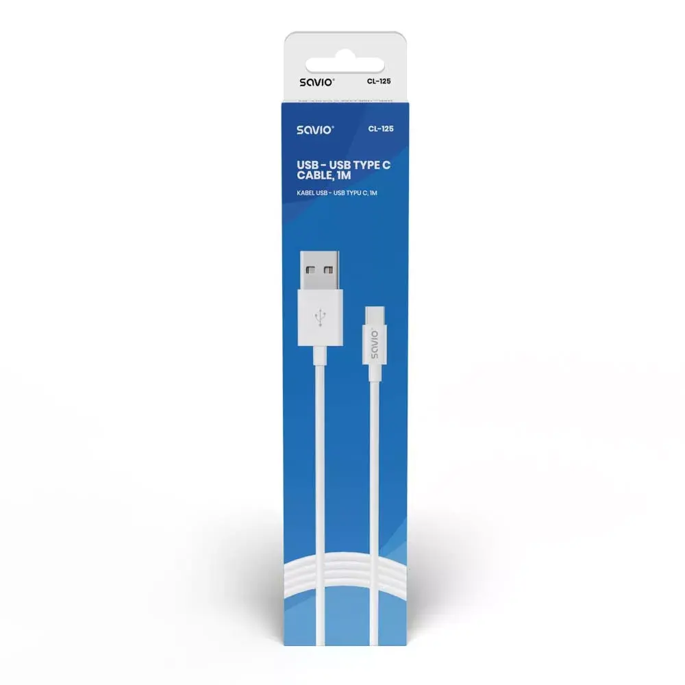 Кабель SAVIO CL-125 USB 2.0 1 м Photo 2