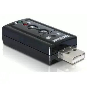 DeLOCK 61645 переходник USB 2.0 2x 3.5 черный