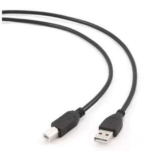 USB A to USB B cable Gembird CCP-USB2-AMBM-10, 3.04 m, black