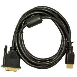 Akyga AK-AV-13 Video Cable Adapter 3 m DVI-D Male to HDMI Type A Standard Male Black Gold