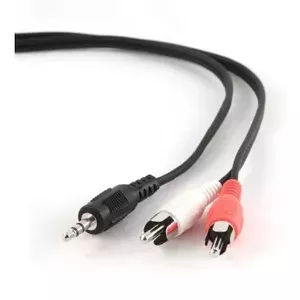 Аудиокабель Gembird 1.5м 3.5мм 2xRCA M/M Черный Красный Белый