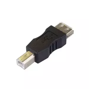 USB adapter A-B female to male PREMIUMCORD KUR-2 — USB A (female) to USB B (male)