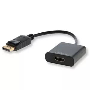 Переходник SAVIO CL-55 DisplayPort (шт.) на HDMI Type A (гн.) 0.2 м черный