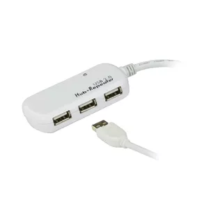 ATEN UE2120H interfeisa centrmezgls USB 2.0 480 Mbit/s Balts