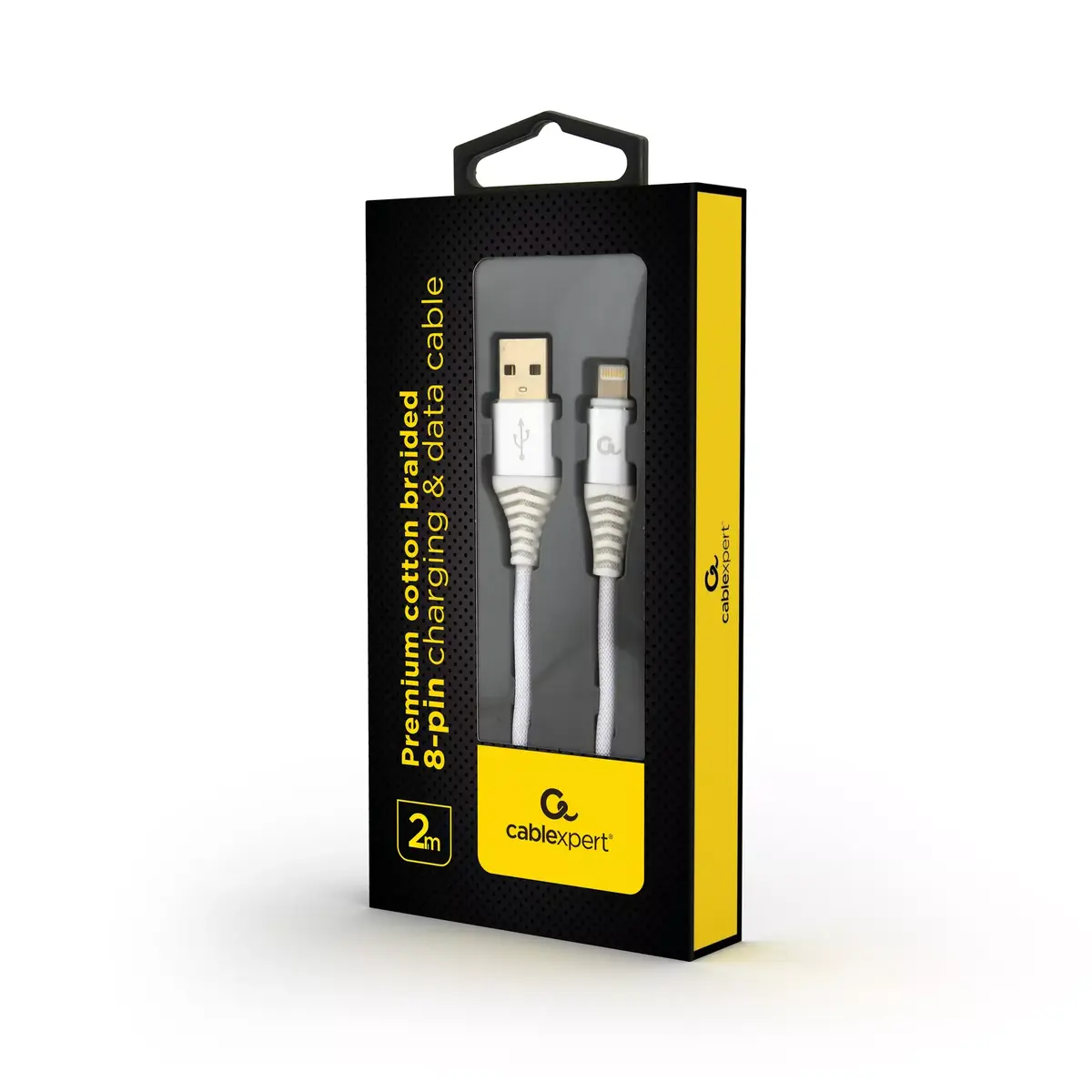 Lightning kabelis Gembird CC-USB2B-AMLM-2M-BW2 Photo 2