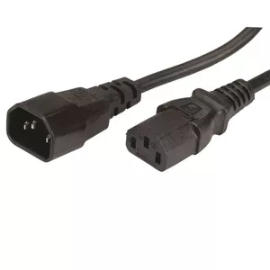 ROLINE 30.15.9009 elektrības kabelis Melns 0,5 m C14 uzmava C13 uzmava
