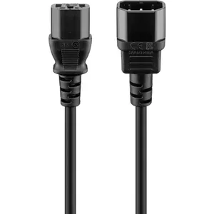 Силовой кабель GOOBAY 68602 — IEC C14 на IEC C13, H05VV-F3G, 1.5 м, 250 В