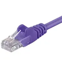 Сетевой кабель Goobay Cat.6 U/UTP, 5 м, RJ-45, фиолетовый