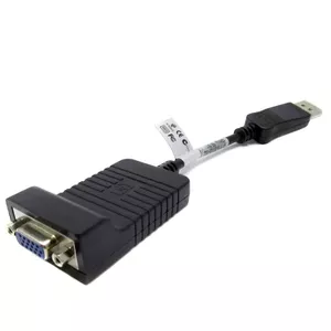 HP 753745-001 video kabeļu aksesuārs 0,2 m DisplayPort VGA Melns