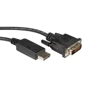 DisplayPort to DVI-D cable ROLINE DP (male) to DVI-D (male), 1 m